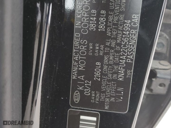 2012 Kia Forte EX with VIN KNAFU4A22C5614994, listed as a Copart auction lot 45244635 with 73,521 mi miles and Salvage Title. Bid and sale history available at carsss.com. Image 13.