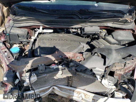 2021 Honda Pilot EX-L with VIN 5FNYF6H5XMB083268, listed as a Copart auction lot 46654345 with 43,273 mi miles and Salvage title. Bid and sale history available at DreamBid. Image 12.