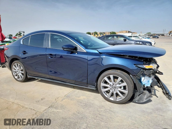 2024 Mazda 3 S Preferred with VIN 3MZBPACM2RM412484, listed as a Copart auction lot 56912155 with 6,356 mi miles and Salvage title. Bid and sale history available at DreamBid. Image 4.
