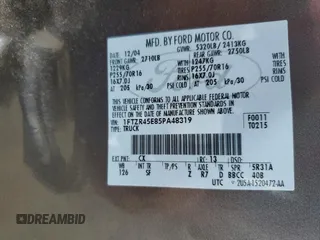 2005 Ford Ranger XLT with VIN 1FTZR45E85PA48319, listed as a Copart auction lot 60095595 with Not provided miles and Salvage title. Bid and sale history available at DreamBid. Image 12.