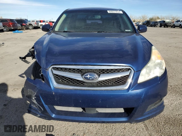 2010 Subaru Legacy Premium All-Weather Anniversary with VIN 4S3BMBH67A3227851, listed as a Copart auction lot 84031834 with 138,386 mi miles and Salvage title. Bid and sale history available at DreamBid. Image 5.