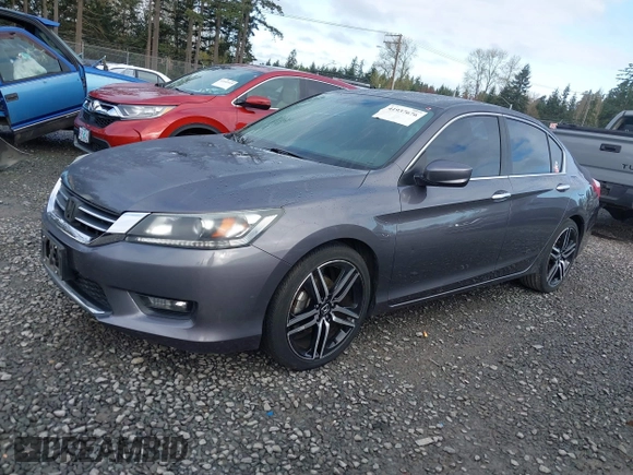 2015 Honda Accord Sport with VIN 1HGCR2F55FA066887, listed as a IAAI auction lot 41937676 with 95,424 mi miles and . Bid and sale history available at DreamBid. Image 17.