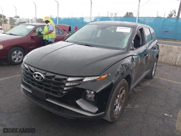 2022 Hyundai Tucson SE with VIN 5NMJA3AE1NH061104, listed as a IAAI auction lot 41816815 with 26,323 mi miles. Bid and sale history available at carsss.com. Image 17.
