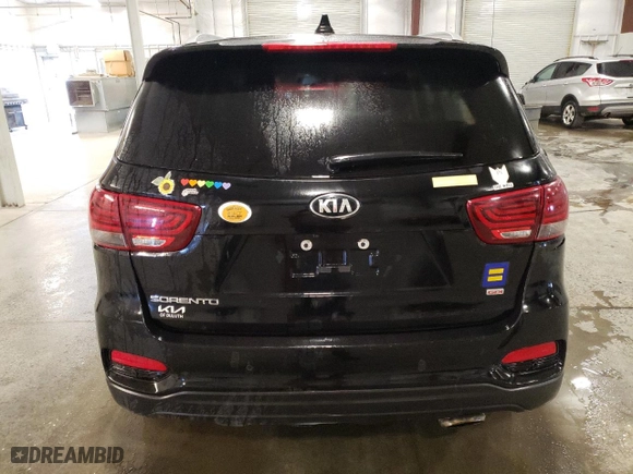 2019 Kia Sorento L with VIN 5XYPG4A38KG451295, listed as a Copart auction lot 50031315 with 82,023 mi miles and Salvage Title. Bid and sale history available at carsss.com. Image 6.