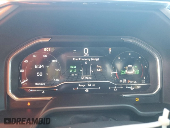 2024 GMC Sierra 3500HD Denali z VIN 1GT49WEY1RF223604, wystawiony jako Copart lot #58241485 z przebiegiem 9484 mil mil oraz Szkody całkowita. Historia ofert i sprzedaży dostępna na DreamBid. Obrazek 9.
