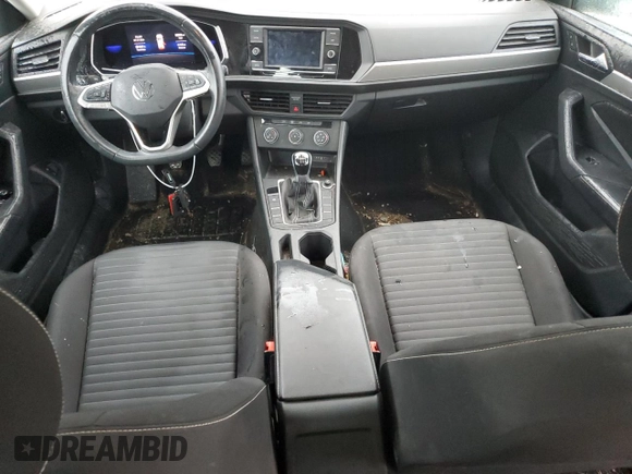 2023 Volkswagen Jetta S with VIN 3VW4M7BU4PM008220, listed as a Copart auction lot 73307764 with 58,386 mi miles and Salvage title. Bid and sale history available at DreamBid. Image 8.