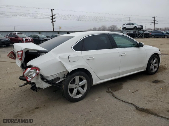 2014 Volkswagen Passat SE with VIN 1VWBP7A31EC011873, listed as a Copart auction lot 83837314 with 147,892 mi miles and Salvage Title. Bid and sale history available at carsss.com. Image 3.