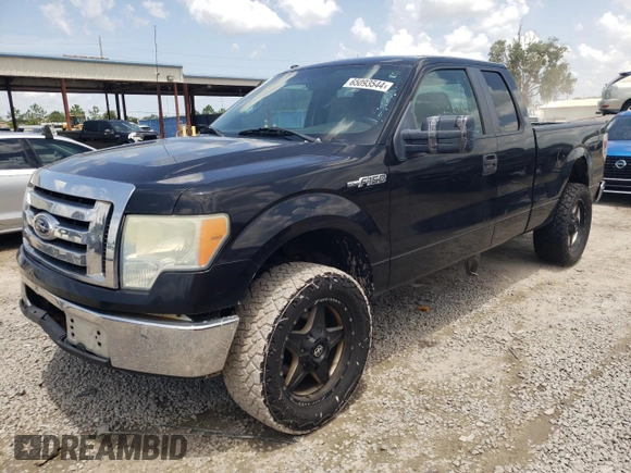 2010 Ford F-150 XL with VIN 1FTFX1CV4AFB32857, listed as a Copart auction lot 65093544 with 124,659 mi miles and Clean Title. Bid and sale history available at carsss.com. Image 1.