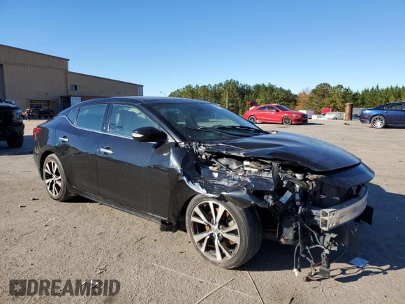 2018 Nissan Maxima SR with VIN 1N4AA6AP0JC403160, listed as a Copart auction lot 82152374 with 85,409 mi miles and Salvage Title. Bid and sale history available at carsss.com. Image 4.