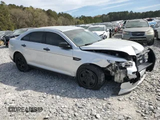 2019 Ford Police Interceptor Sedan with VIN 1FAHP2MK5KG106501, listed as a Copart auction lot 48681665 with 104,332 mi miles and Non Repairable. Bid and sale history available at carsss.com. Image 4.