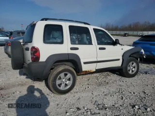 2006 Jeep Liberty Sport with VIN 1J8GL48K36W184626, listed as a Copart auction lot 52493945 with 0 mi miles and Clean Title. Bid and sale history available at carsss.com. Image 3.