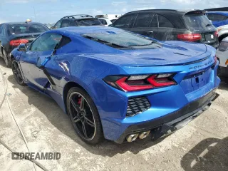 2020 Chevrolet Corvette 2LT with VIN 1G1Y72D4XL5103305, listed as a Copart auction lot 76020804 with 0 mi miles and Non Repairable. Bid and sale history available at carsss.com. Image 2.