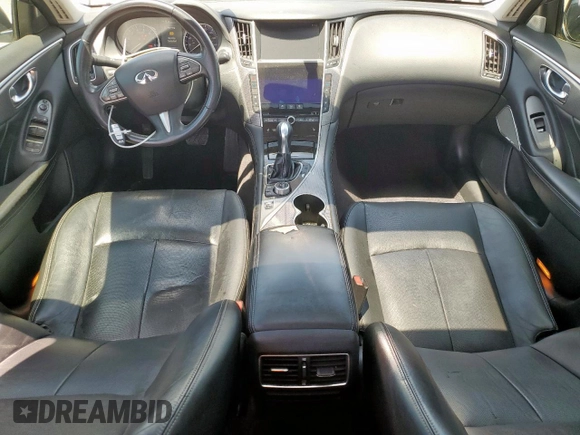 2015 Infiniti Q50 with VIN JN1BV7AP7FM331225, listed as a Copart auction lot 58298965 with 148,267 mi miles and Salvage title. Bid and sale history available at DreamBid. Image 8.