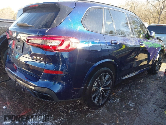 2020 BMW X5 M50i with VIN 5UXJU4C03LL227857, listed as a IAAI auction lot 41351112 with 65,325 mi miles and . Bid and sale history available at DreamBid. Image 4.