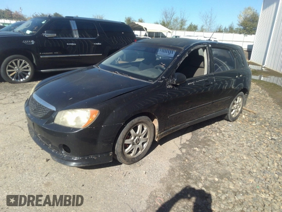 2005 Kia Spectra with VIN KNAFE161955072856, listed as a IAAI auction lot 41767352 with 264,251 mi miles. Bid and sale history available at carsss.com. Image 2.