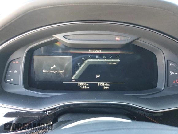 2021 Audi SQ8 Prestige z VIN WA1CWBF19MD017881, wystawiony jako Copart lot #72289762 z przebiegiem 33 906 mil mil oraz . Historia ofert i sprzedaży dostępna na DreamBid. Obrazek 9.