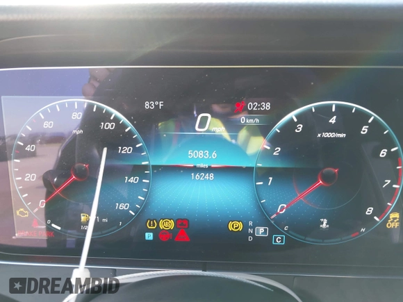 2023 Mercedes-Benz E 350 with VIN W1KZF8EB9PB185877, listed as a IAAI auction lot 41335909 with 16,248 mi miles and . Bid and sale history available at DreamBid. Image 7.