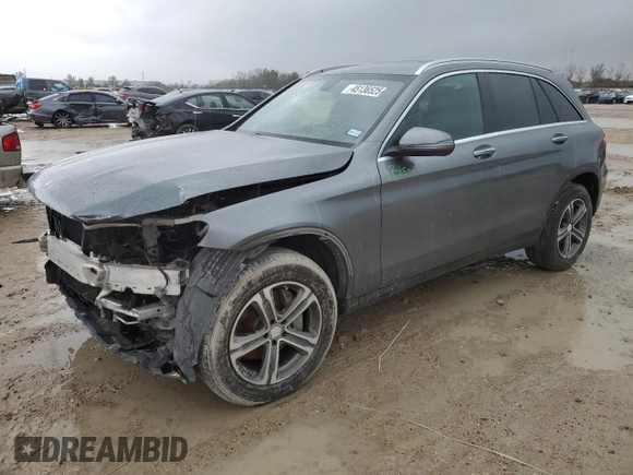 2017 Mercedes-Benz GLC with VIN WDC0G4JB0HF127367, listed as a Copart auction lot 45136525 with 84,958 mi miles and Salvage Title. Bid and sale history available at carsss.com. Image 1.
