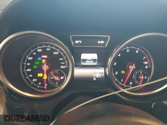 2017 Mercedes-Benz GLE 350 with VIN 4JGDA5HB0HA863514, listed as a Copart auction lot 62062965 with 79,475 mi miles and Salvage title. Bid and sale history available at DreamBid. Image 9.
