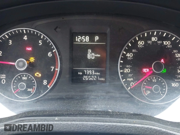 2013 Volkswagen Passat Wolfsburg Edition with VIN 1VWAP7A38DC136413, listed as a IAAI auction lot 42022470 with 265,221 mi miles. Bid and sale history available at carsss.com. Image 15.