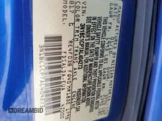 2010 Nissan Versa 1.8 SL with VIN 3N1BC1CP7AL404273, listed as a Copart auction lot 52581075 with 180,343 mi miles and Salvage Title. Bid and sale history available at carsss.com. Image 13.