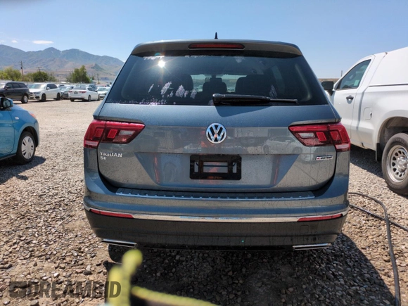 2021 Volkswagen Tiguan SE with VIN 3VV2B7AXXMM049055, listed as a Copart auction lot 59815645 with 51,116 mi miles and Clean title. Bid and sale history available at DreamBid. Image 6.
