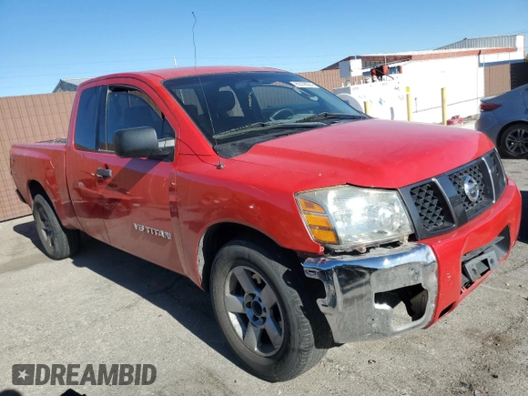 2008 Nissan Titan SE with VIN 1N6AA06A78N317304, listed as a Copart auction lot 85578924 with 201,127 mi miles and Salvage Title. Bid and sale history available at carsss.com. Image 4.