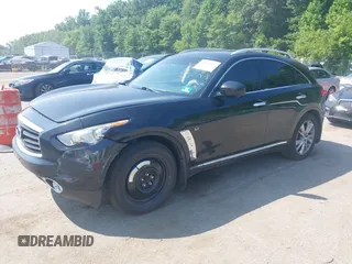 2014 Infiniti QX70 with VIN JN8CS1MW7EM410150, listed as a IAAI auction lot 39960321 with Not Provided miles and . Bid and sale history available at DreamBid. Image 22.