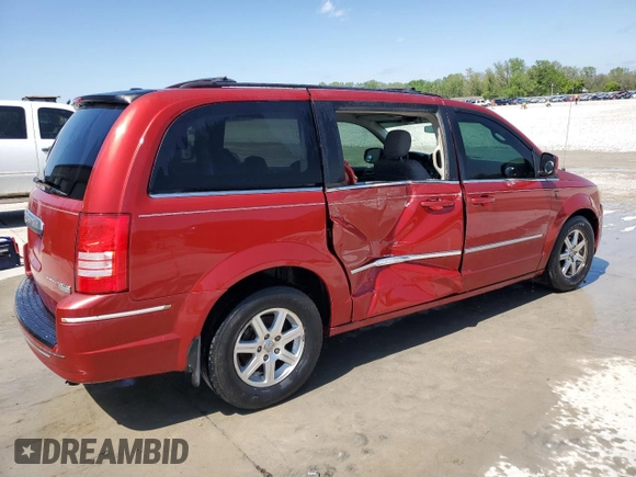 2009 Chrysler Town & Country Touring with VIN 2A8HR54149R525826, listed as a Copart auction lot 53836545 with 223,136 mi miles and Salvage Title. Bid and sale history available at DreamBid. Image 3.