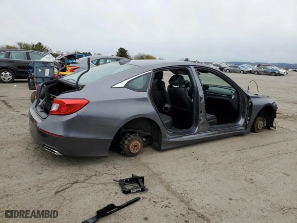 2020 Honda Accord Sedan Sport with VIN 1HGCV1F36LA039939, listed as a Copart auction lot 52541015 with 0 mi miles and Salvage Title. Bid and sale history available at carsss.com. Image 3.