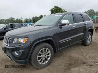 2016 Jeep Grand Cherokee Limited with VIN 1C4RJFBM6GC453166, listed as a Copart auction lot 61264065 with 153,002 mi miles and Salvage title. Bid and sale history available at DreamBid. Image 1.
