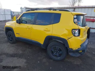 2016 Jeep Renegade Sport with VIN ZACCJBAT6GPD13928, listed as a IAAI auction lot 41728951 with 121,108 mi miles. Bid and sale history available at carsss.com. Image 3.