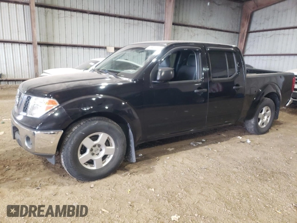 2007 Nissan Frontier SE with VIN 1N6AD09U27C409282, listed as a Copart auction lot 89402925 with 115,746 mi miles and Salvage title. Bid and sale history available at DreamBid. Image 1.