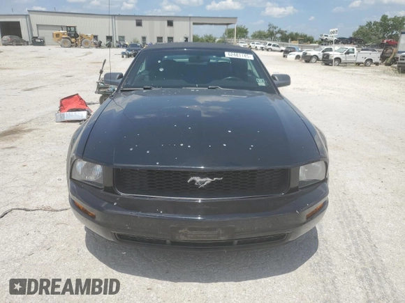 2005 Ford Mustang Deluxe with VIN 1ZVFT84N655254096, listed as a Copart auction lot 62481145 with 113,078 mi miles and Salvage title. Bid and sale history available at DreamBid. Image 5.