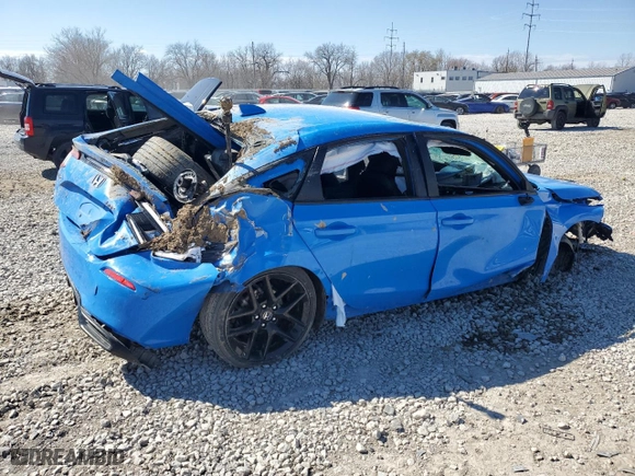 2022 Honda Civic Hatchback Sport with VIN 19XFL2H88NE021121, listed as a Copart auction lot 50721975 with 0 mi miles and Salvage Title. Bid and sale history available at carsss.com. Image 3.