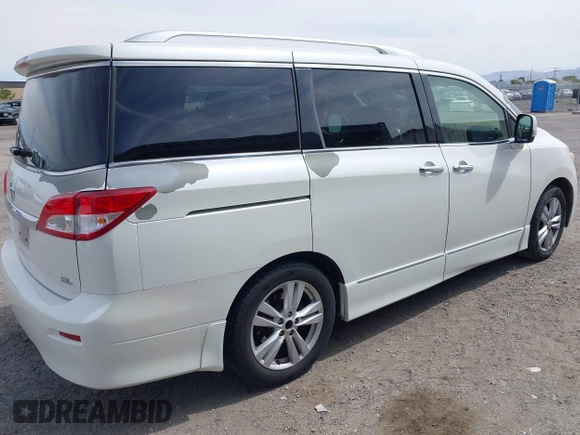 2012 Nissan Quest SL with VIN JN8AE2KP2C9047577, listed as a IAAI auction lot 42161933 with 116,930 mi miles and . Bid and sale history available at carsss.com. Image 4.