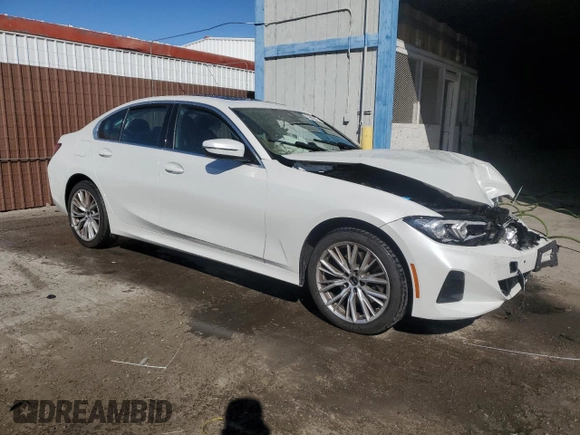 2024 BMW 3 Series 330i xDrive with VIN 3MW89FF07R8E09258, listed as a Copart auction lot 49174225 with 34,432 mi miles and Salvage Title. Bid and sale history available at carsss.com. Image 4.