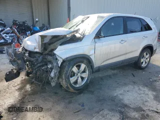 2012 Kia Sorento EX with VIN 5XYKU4A65CG249335, listed as a Copart auction lot 48161005 with 0 mi miles and Salvage Title. Bid and sale history available at carsss.com. Image 1.