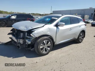 2022 Nissan Murano SV z VIN 5N1AZ2BS7NC122103, wystawiony jako Copart lot #52484035 z przebiegiem 28 282 mil mil oraz Szkoda całkowita • Salvage title. Historia ofert i sprzedaży dostępna na DreamBid. Obrazek 1.