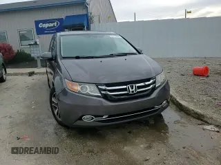 2015 Honda Odyssey Touring Elite with VIN 5FNRL5H95FB117985, listed as a Copart auction lot 57178695 with 199,757 mi miles and Non repairable. Bid and sale history available at DreamBid. Image 15.