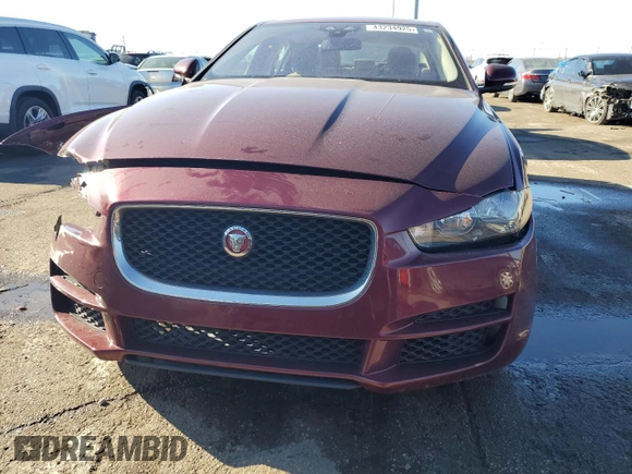 2017 Jaguar XE 35t Premium with VIN SAJAJ4BV6HA972095, listed as a Copart auction lot 43234925 with 57,599 mi miles and Salvage Title. Bid and sale history available at carsss.com. Image 5.