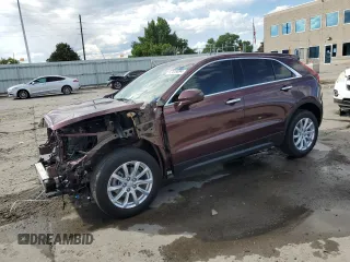 2022 Cadillac XT4 FWD Luxury with VIN 1GYAZAR46NF147282, listed as a Copart auction lot 67418594 with 11,732 mi miles and Salvage title. Bid and sale history available at DreamBid. Image 1.