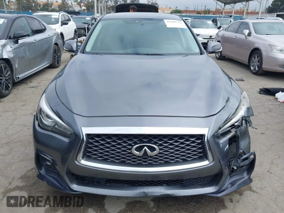 2018 Infiniti Q50 Luxe with VIN JN1EV7AP7JM354543, listed as a IAAI auction lot 42189356 with 89,503 mi miles and . Bid and sale history available at DreamBid. Image 13.