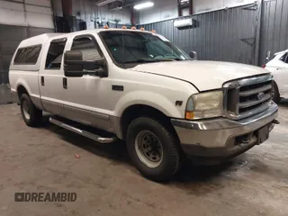 2002 Ford Super Duty F-250 XL with VIN 1FTNW20L42EC91389, listed as a IAAI auction lot 41762775 with 107,480 mi miles. Bid and sale history available at carsss.com. Image 1.