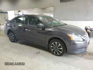 2013 Nissan Sentra FE+ S with VIN 3N1AB7AP5DL657102, listed as a Copart auction lot 54579015 with 122,419 mi miles and Salvage Title. Bid and sale history available at DreamBid. Image 4.