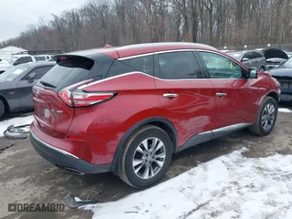 2015 Nissan Murano SL with VIN 5N1AZ2MH2FN284843, listed as a IAAI auction lot 41289071 with 77,162 mi miles. Bid and sale history available at carsss.com. Image 4.