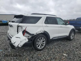 2024 Ford Explorer XLT with VIN 1FMSK7DH0RGA83277, listed as a Copart auction lot 47961435 with 7,448 mi miles and Salvage Title. Bid and sale history available at carsss.com. Image 3.
