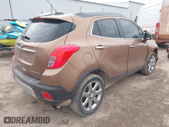 2016 Buick Encore Leather with VIN KL4CJCSB6GB553593, listed as a IAAI auction lot 41582660 with 95,713 mi miles and . Bid and sale history available at carsss.com. Image 4.