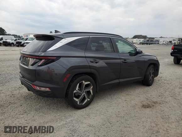 2024 Hyundai Tucson SEL with VIN 5NMJF3DE5RH327968, listed as a Copart auction lot 82762874 with 28,286 mi miles and Salvage Title. Bid and sale history available at carsss.com. Image 3.