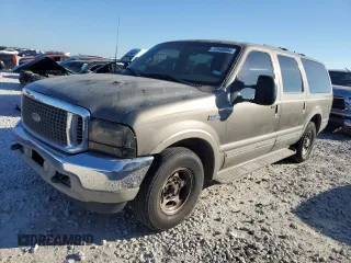 2002 Ford Excursion Limited с VIN 1FMNU42S92ED49689, выставлен на аукционе Copart как лот 72948094 с пробегом 305 591 миль миль и Списание • Salvage title. История ставок и продаж доступна на DreamBid. Изображение 1.